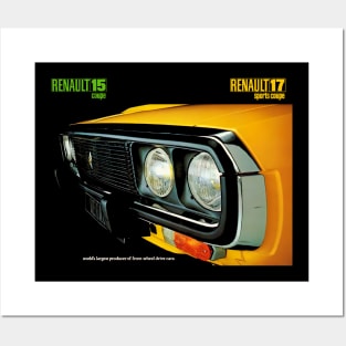 RENAULT 15 and 17 - brochure Posters and Art